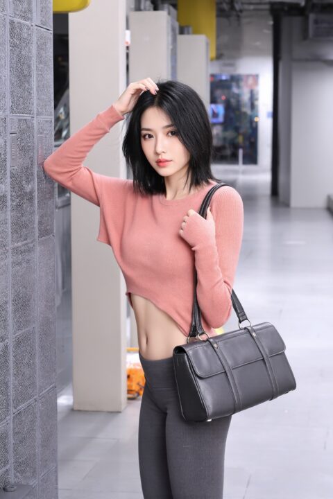 Close-Up Portrait of a Young Japanese Woman